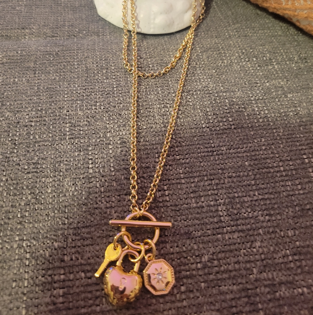 JCrewGold Charm Necklace